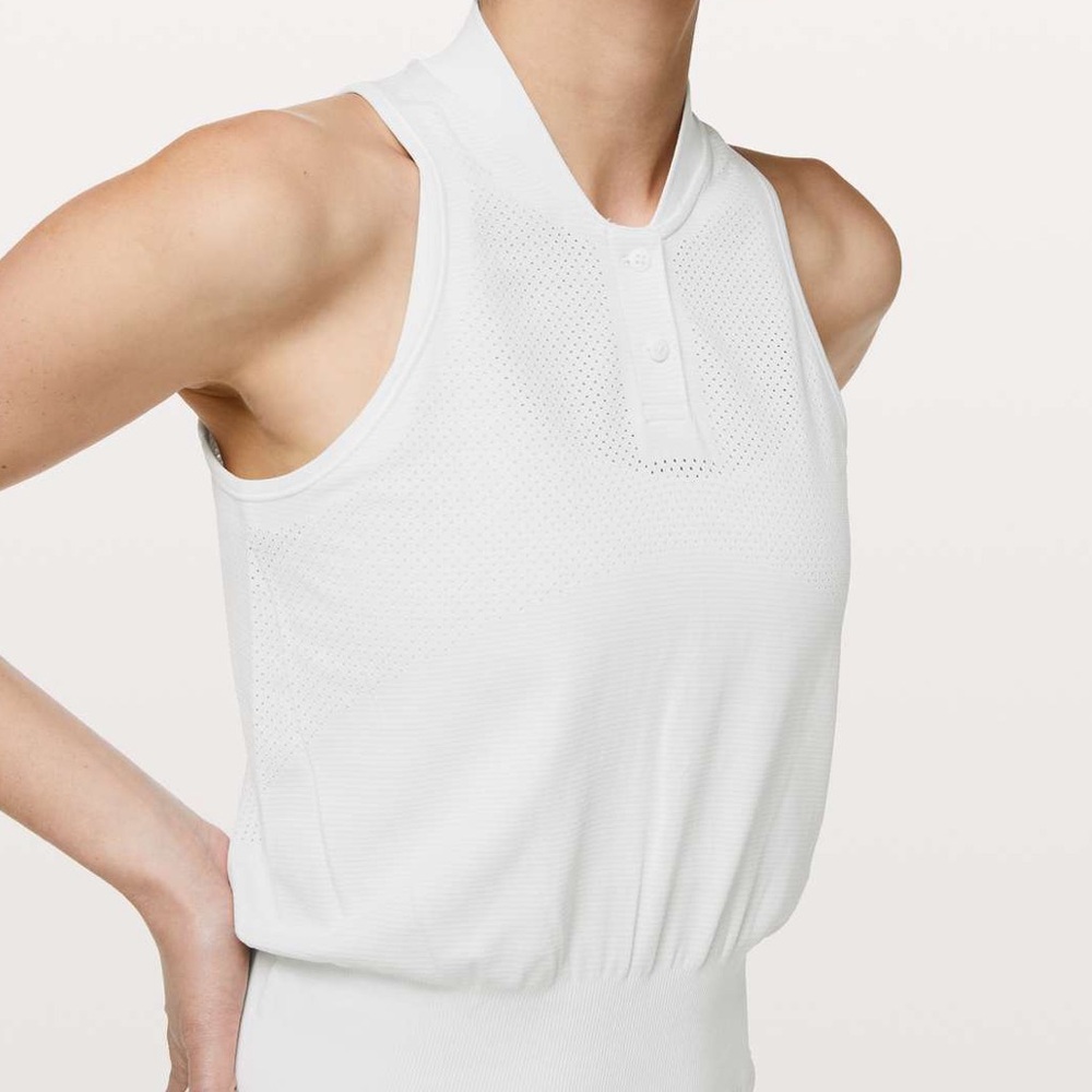 Lululemon White Sleeveless Tennis Dress - Picture 2 of 14